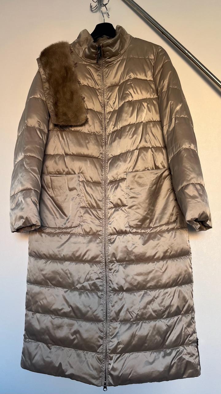 Зимний плащ куртка