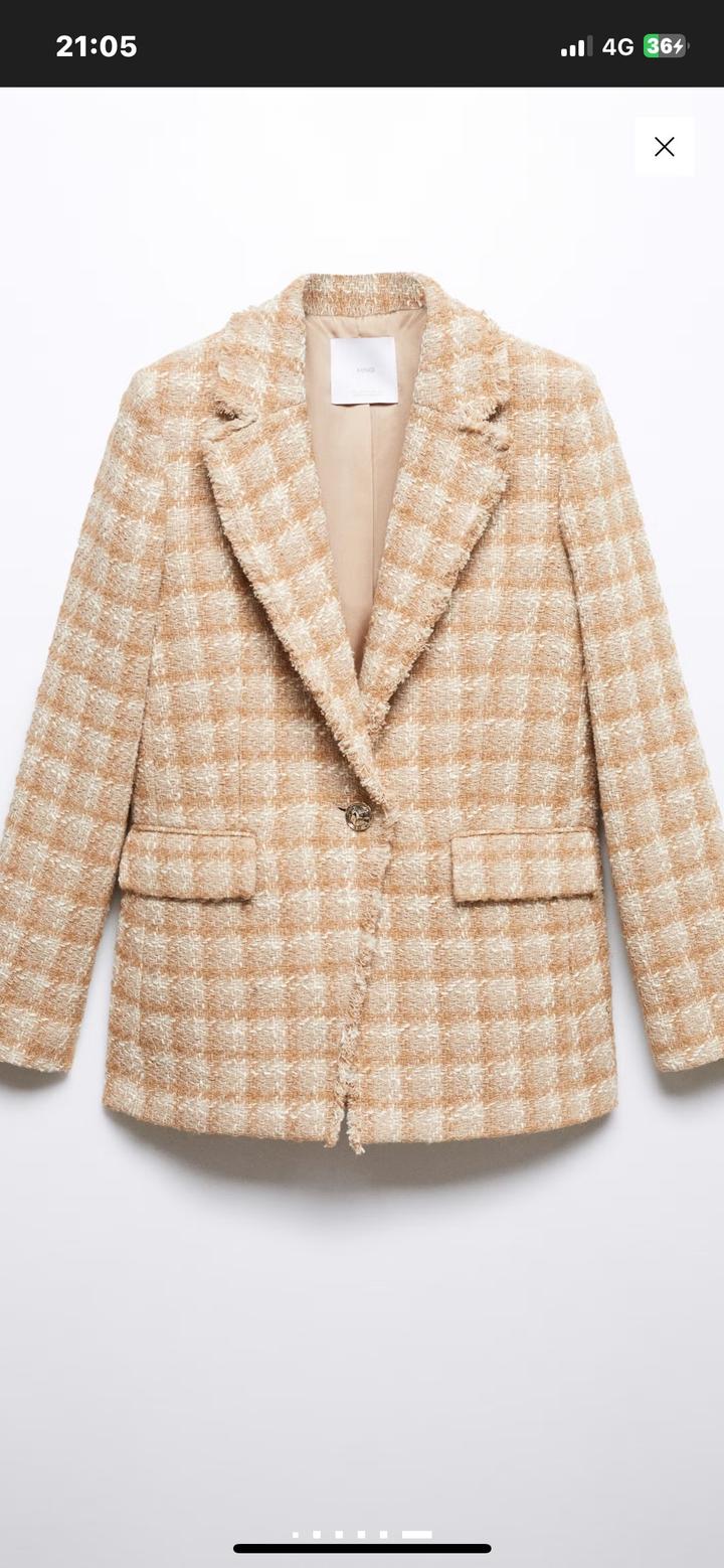 Твид от ПИДЖАК ИЗ ТВИДА С ПУГОВИЦЕЙ-СТРАЗОМ