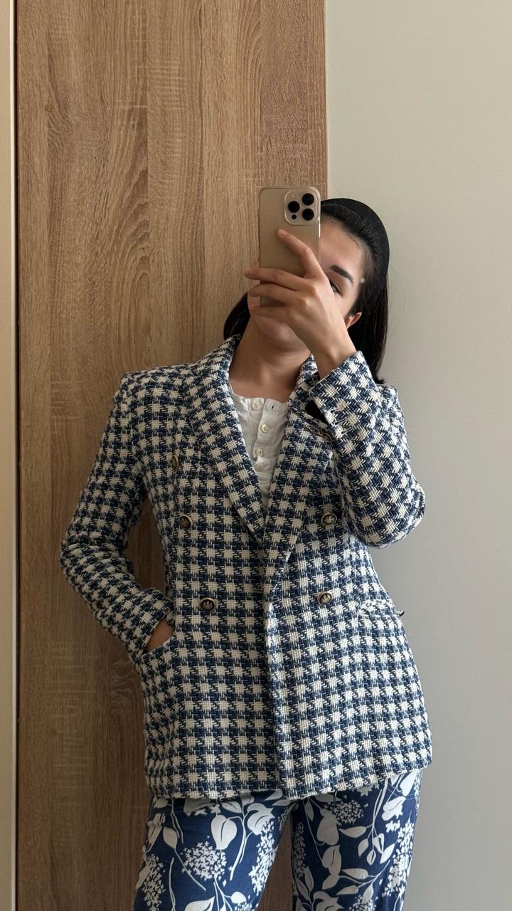 Твидовый пиджак Zara