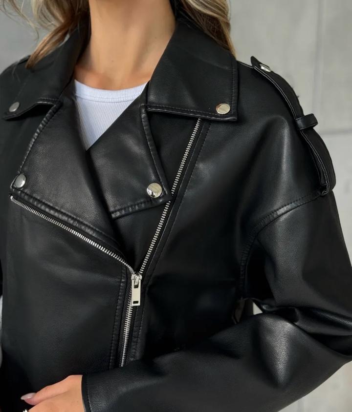 Куртка кожаная косуха Sugar Vanilla