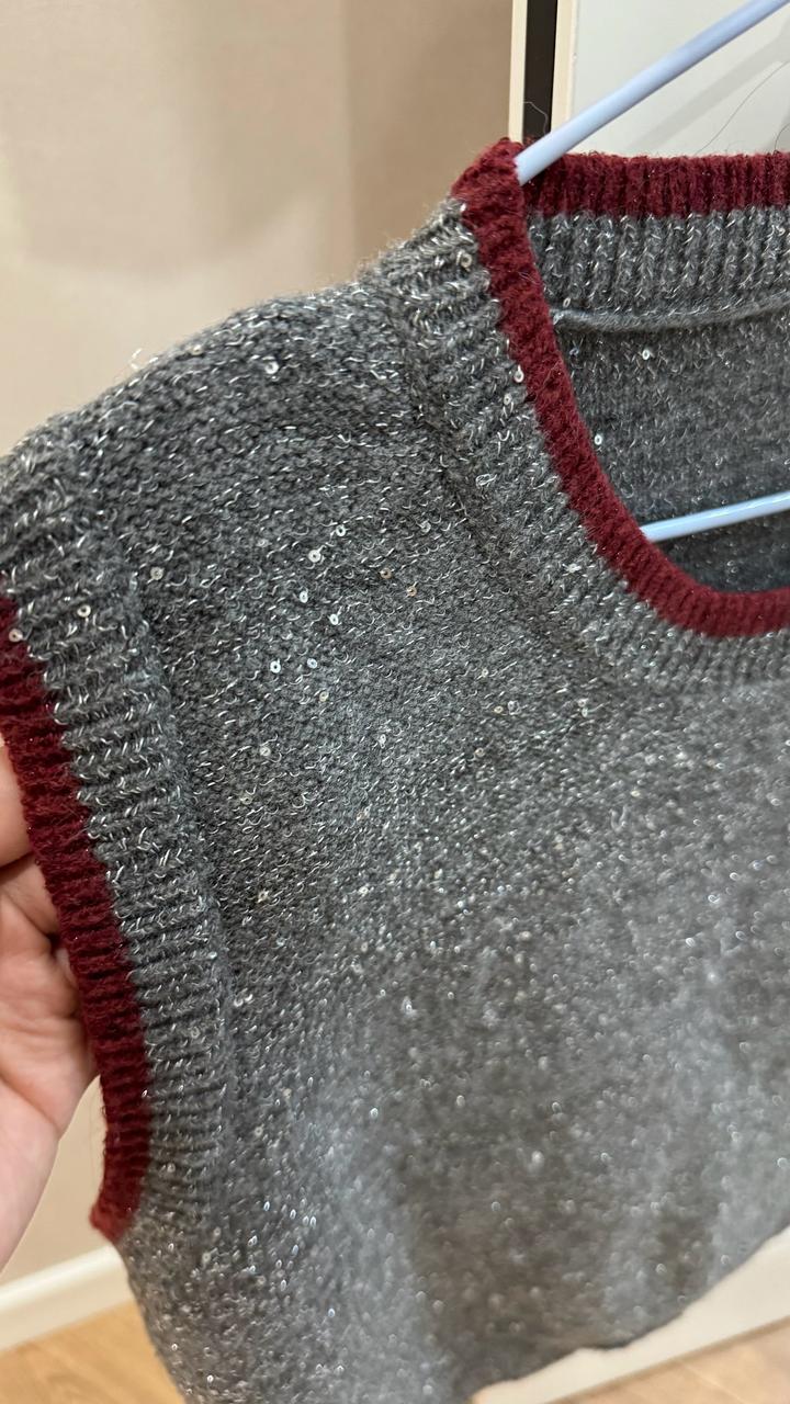 Манишка с пайеткой