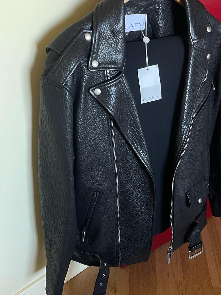 Leather jacket Raey