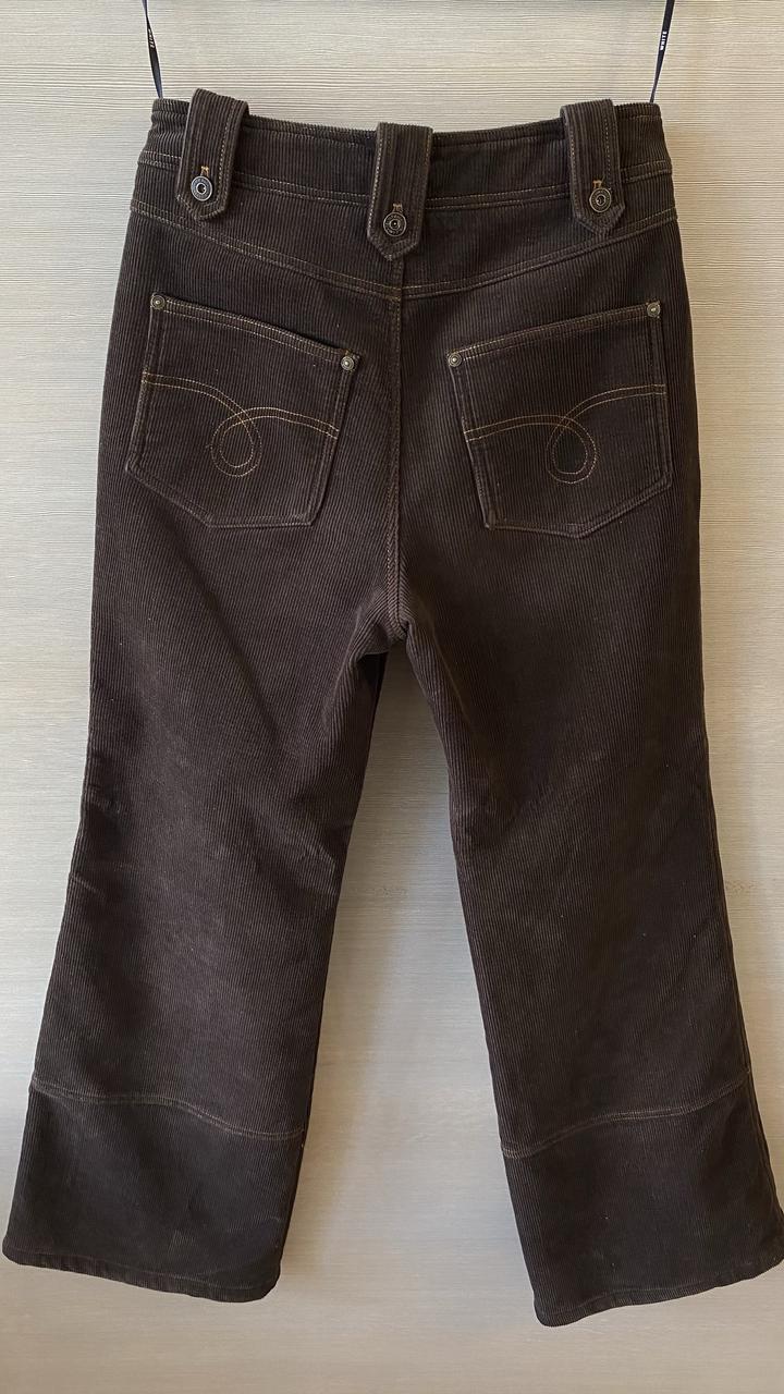 брюки из плотного вельвета