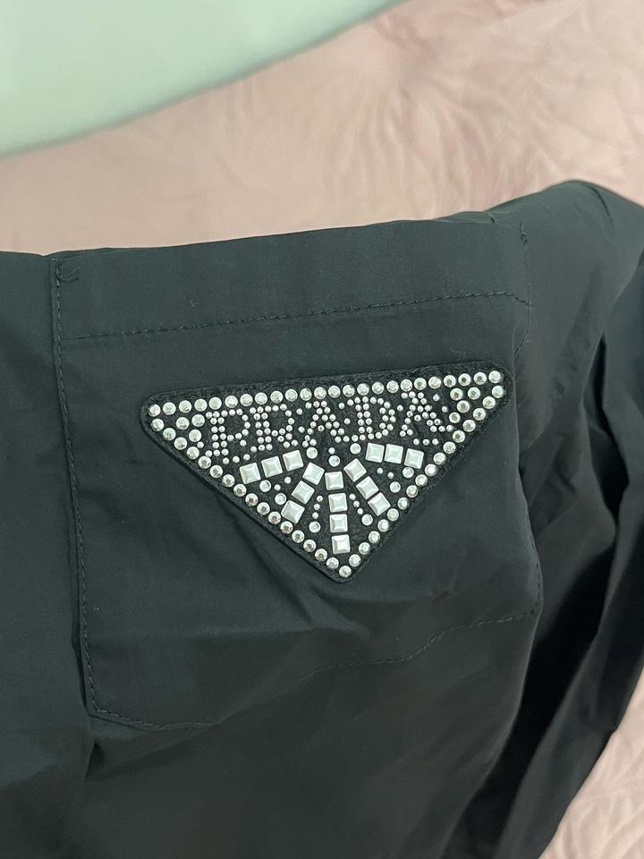 черная рубашка Prada