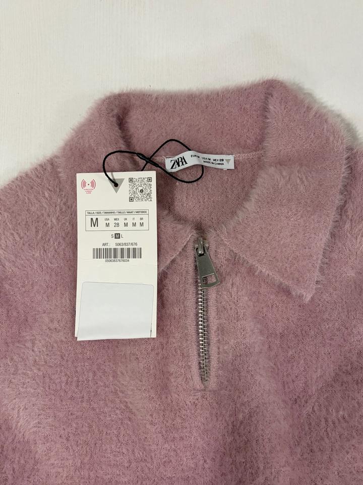 Футболка поло зипка бренд ZARA