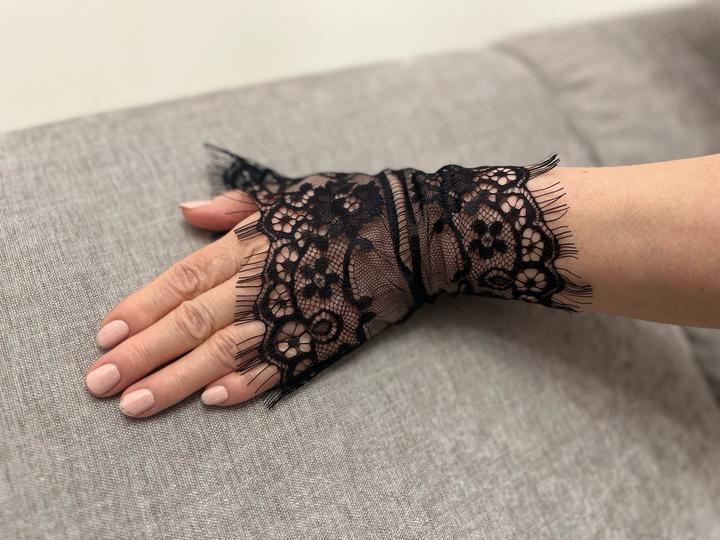 Кружевные манжеты ручная работа