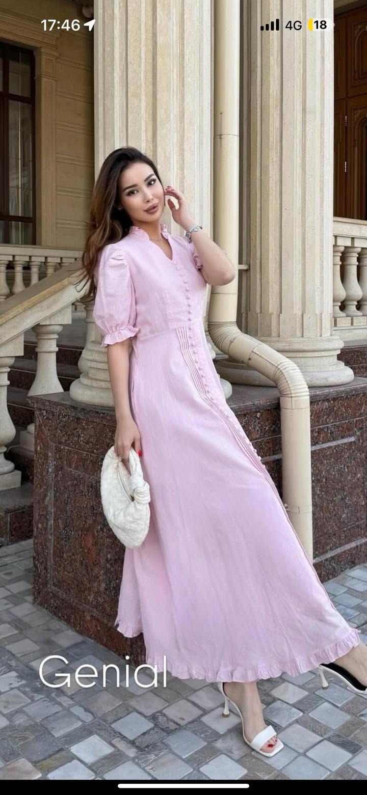 Платье лен