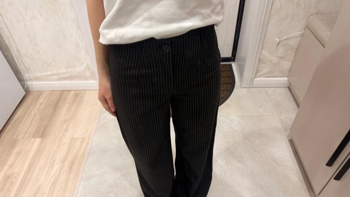 Брюки в полоску