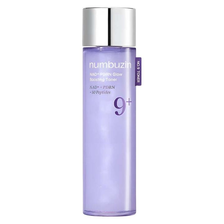 Пептидный тонер с PDRN numbuzin No.9 NAD+ PDRN Glow Boosting Toner сочетает в се