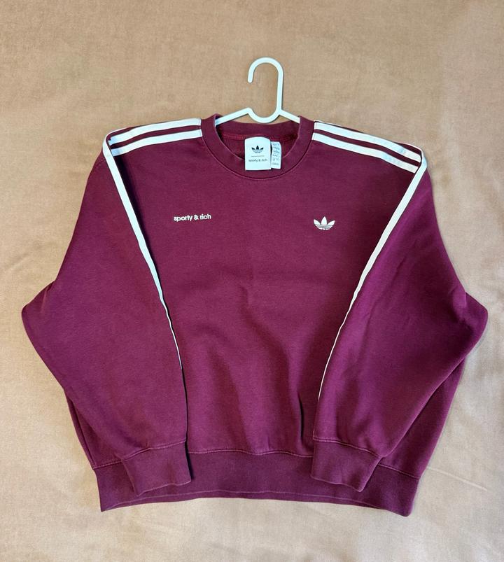 Свитшот Adidas Originals × Sporty & Rich — оригинал