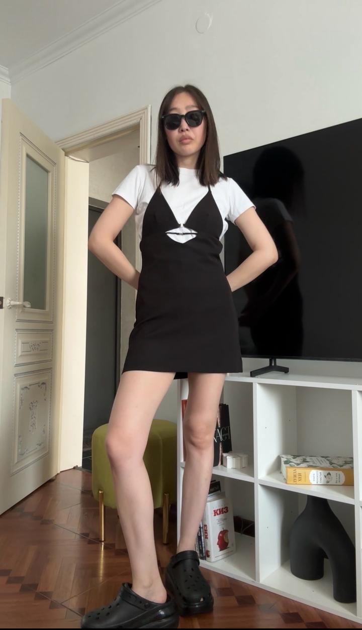 Черное платье Zara