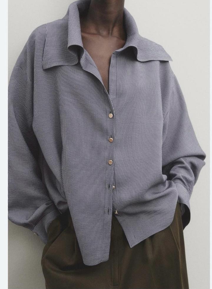 Новая рубашка Massimo dutti - (маркировка XS, большемерит)