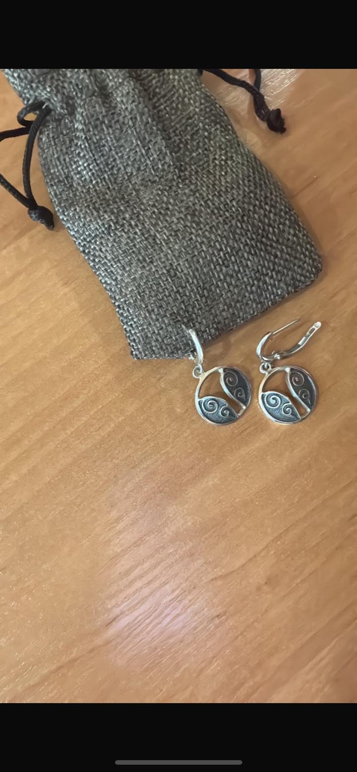 Серьги из серебра