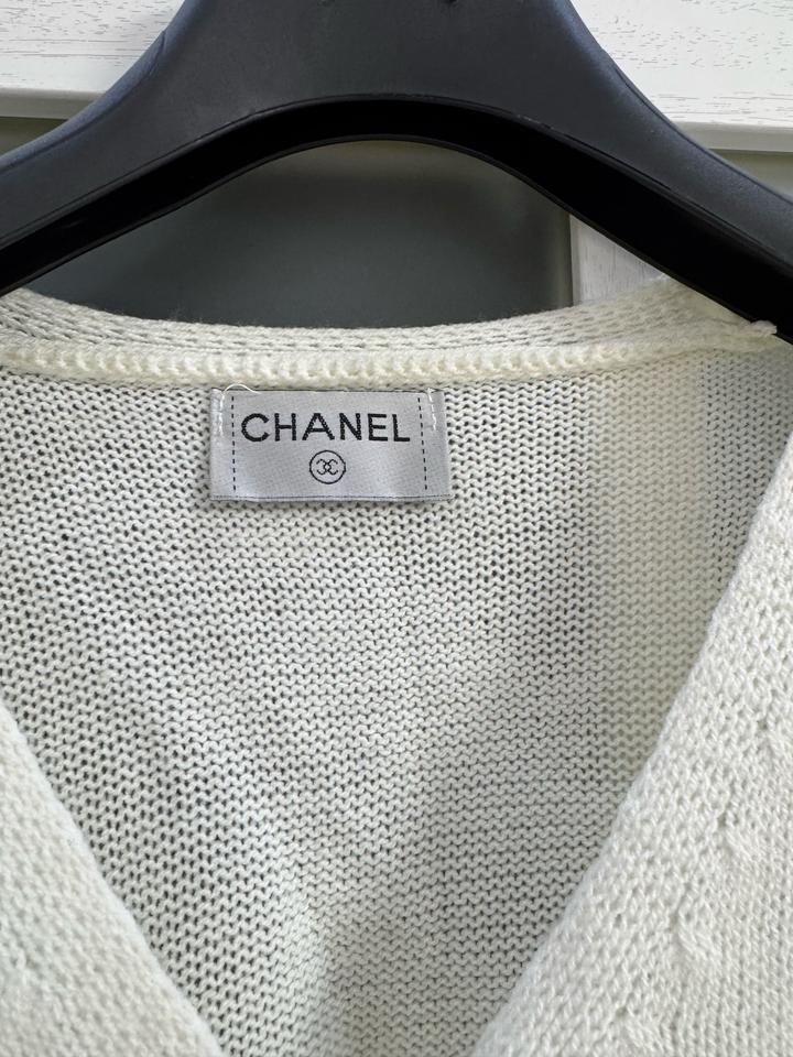 Белая кофточка Chanel