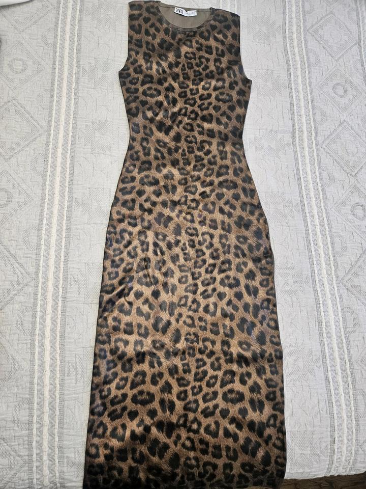 Леопардовое платье