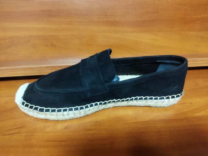 Эспадрильи из замши