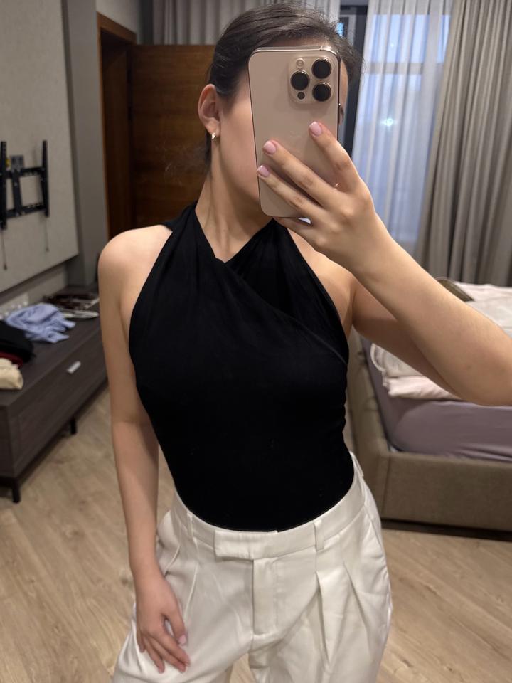 Топ с капюшоном Zara