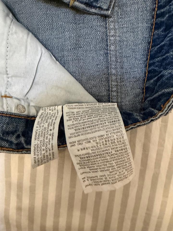 Синие прямые джинсы Zara