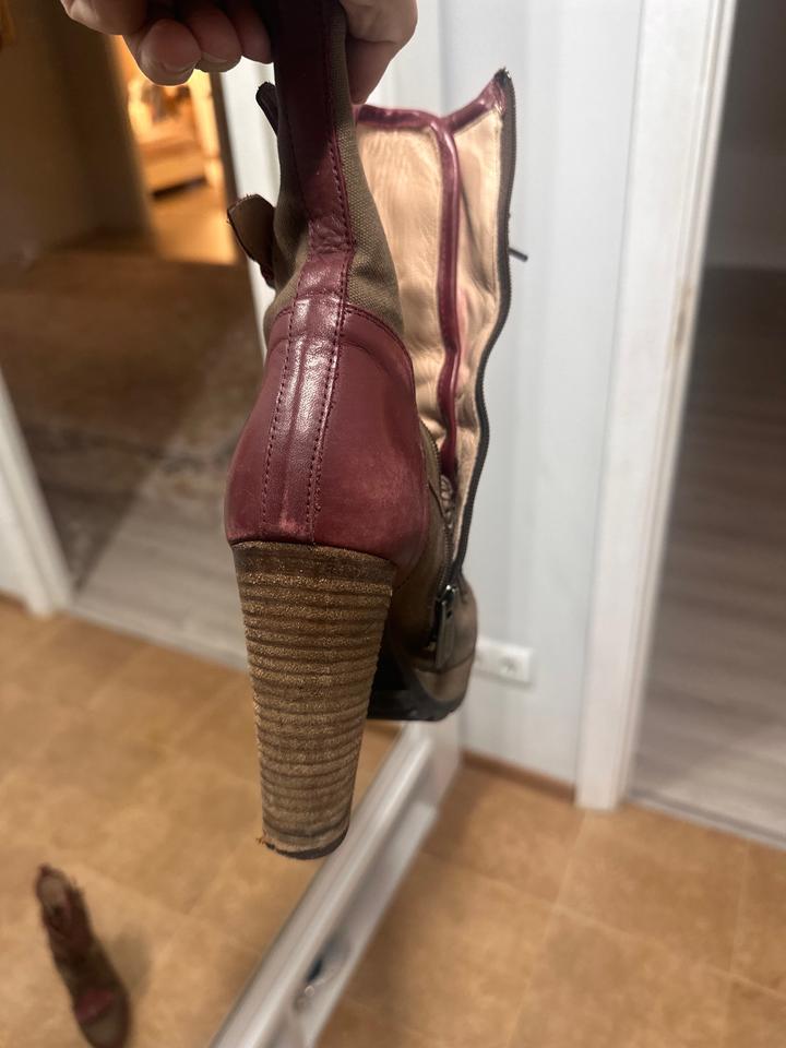 Ботильоны кожаные итальянские