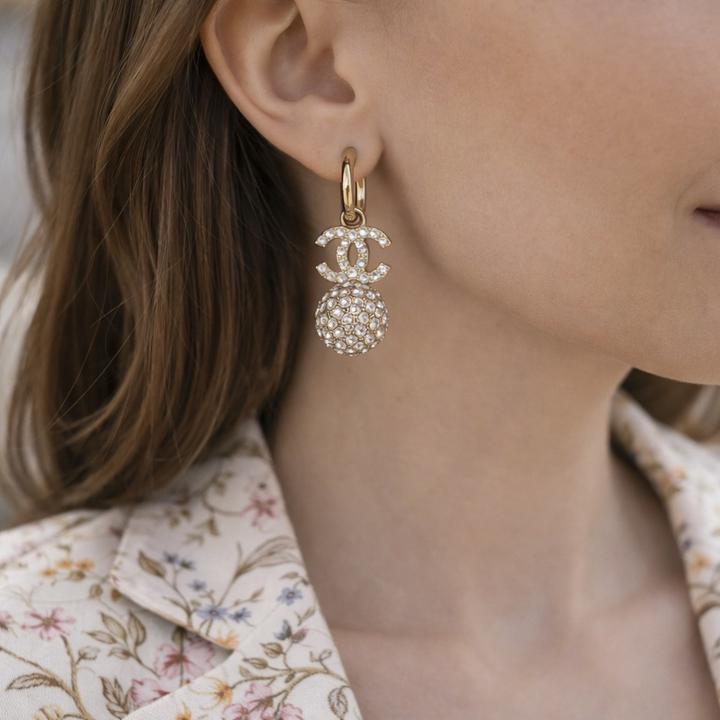 Премиальные серьги в стиле Chanel