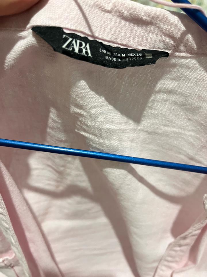 Розовая рубашка Zara
