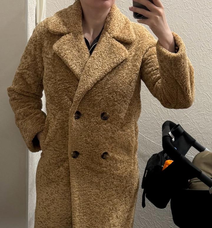 Теплая шуба из натурального меха