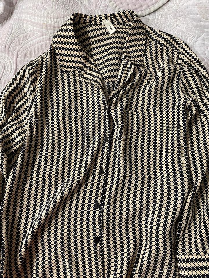 Рубашка пижамный стиль