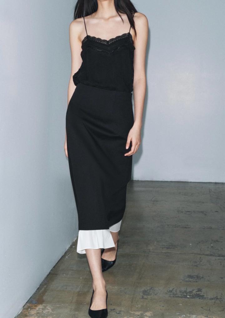 Юбка комбинированная Zara