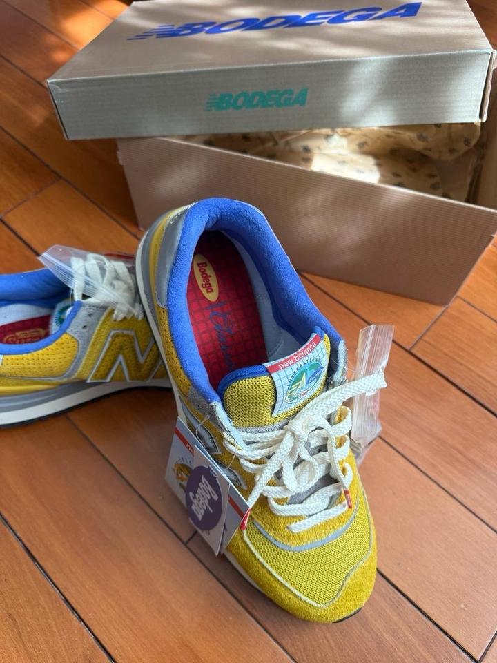 кроссовки 574 Legacy Blue из коллаборации с Bodega!
