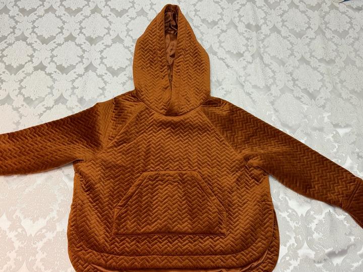 Утеплённое oversize худи в стиле пончо