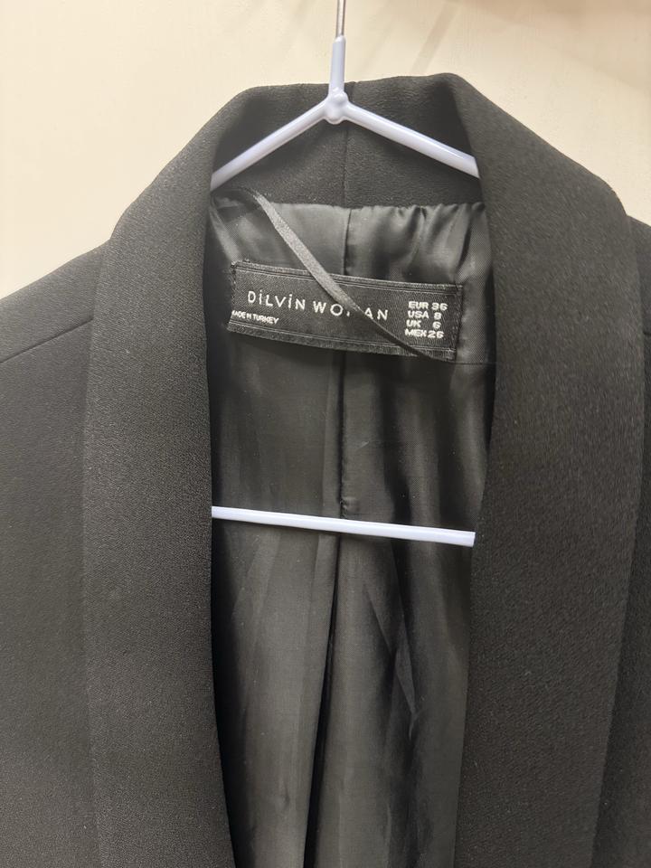 Пиджак черный сделан в Турции