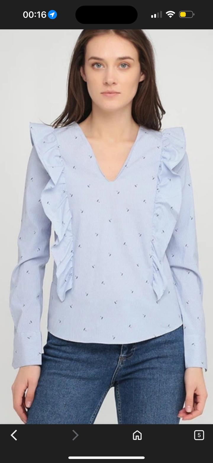 Рубашка голубая Zara