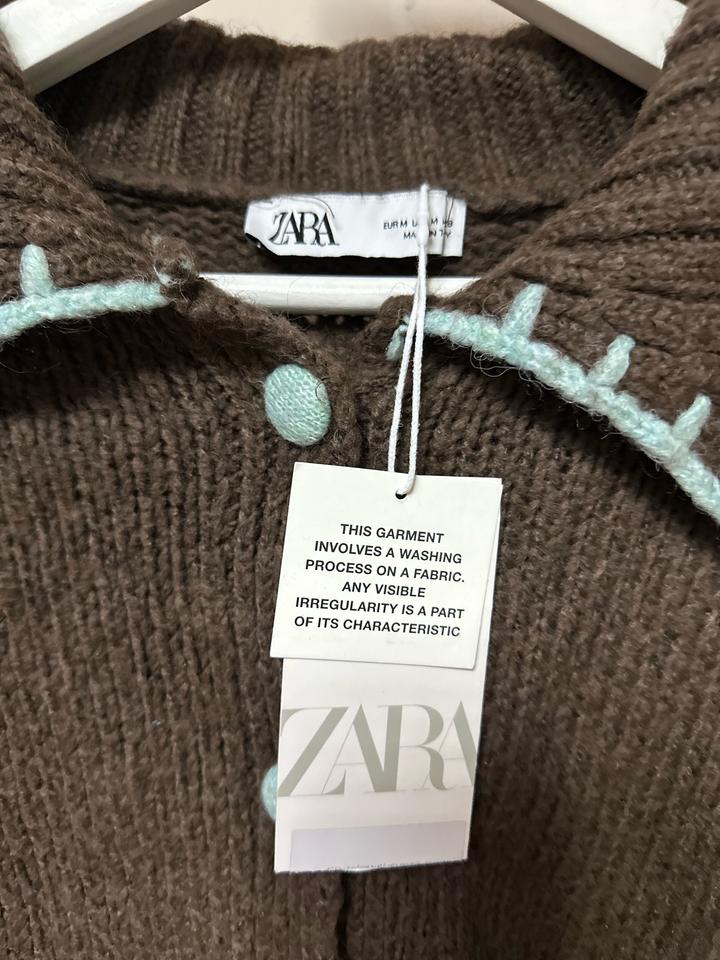 Кардиган Zara с акцентным воротником