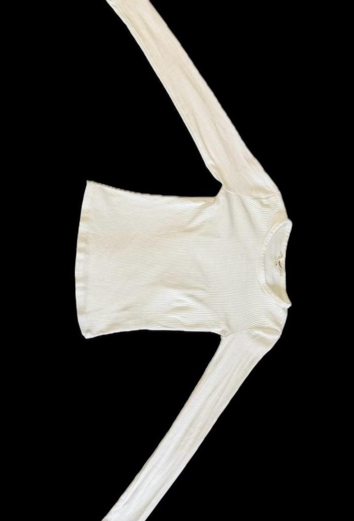 белый облегающий лонг из хлопка (Koton)