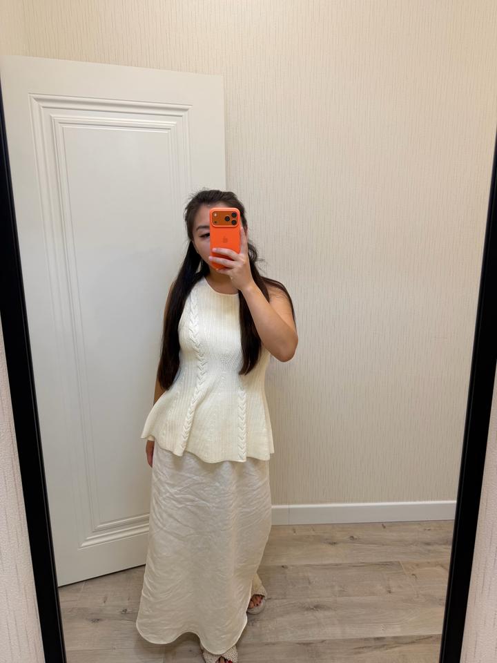 Новая юбка из льна Zara