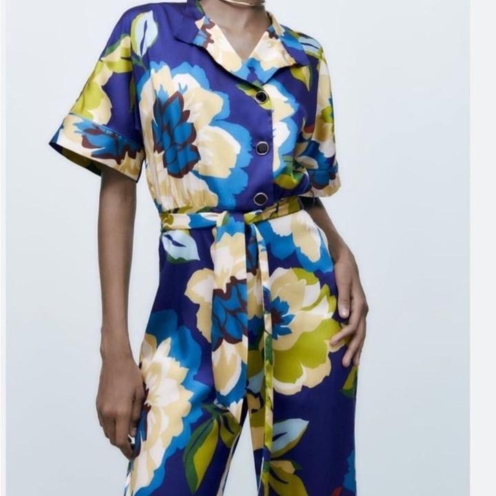 Комбинезон с цветочным принтом Zara