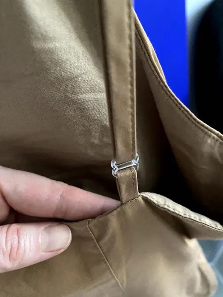 Сарафан 12 STOREEZ хлопок миди бежевый