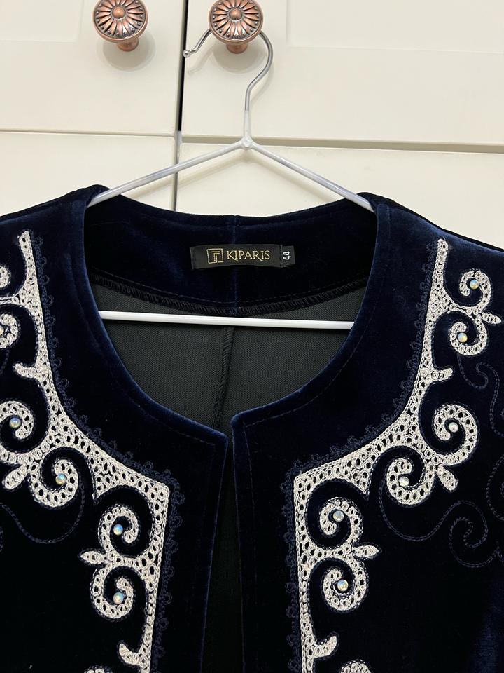 Этно корсет синего цвета