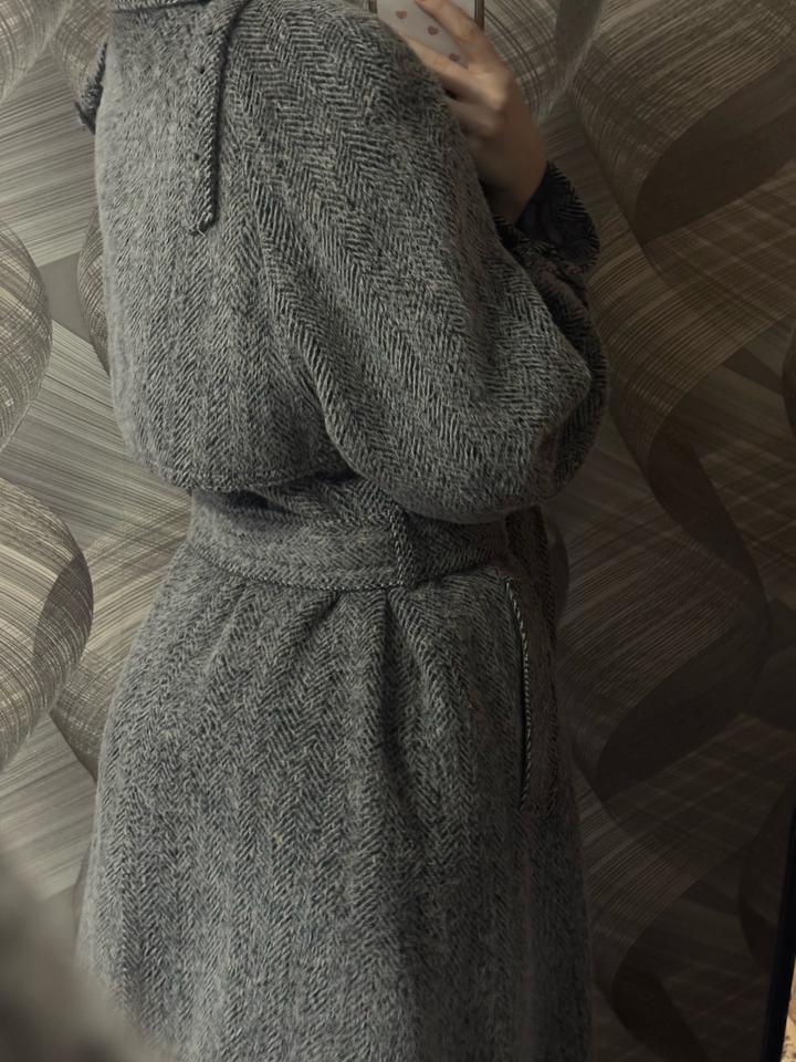 Пальто из альпаки и овечьей шерсти