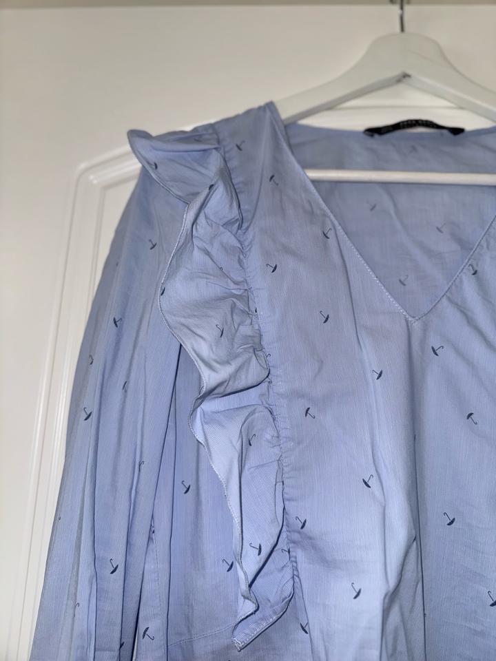 Рубашка голубая Zara