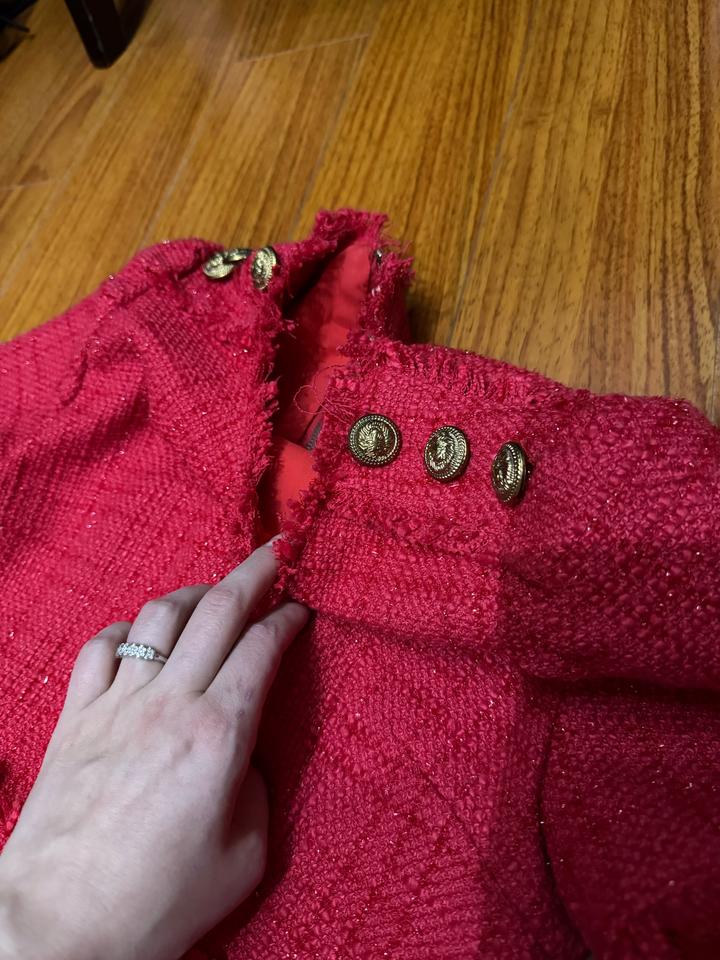 Платье твидовое