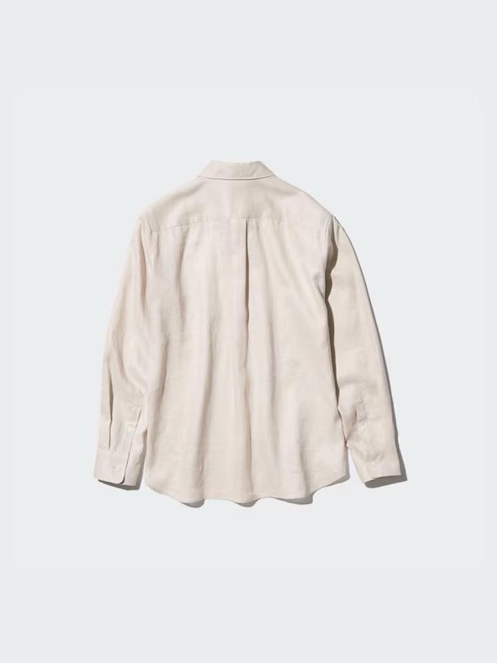 Рубашка uniqlo лен