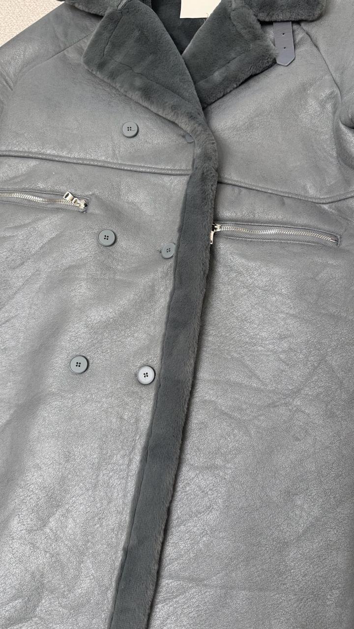 Дубленка эко мех.