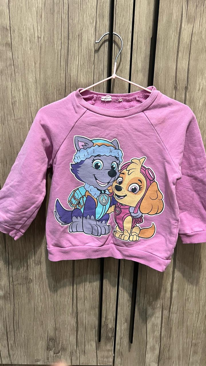 Кофта трехнитка щенячий патруль 86р