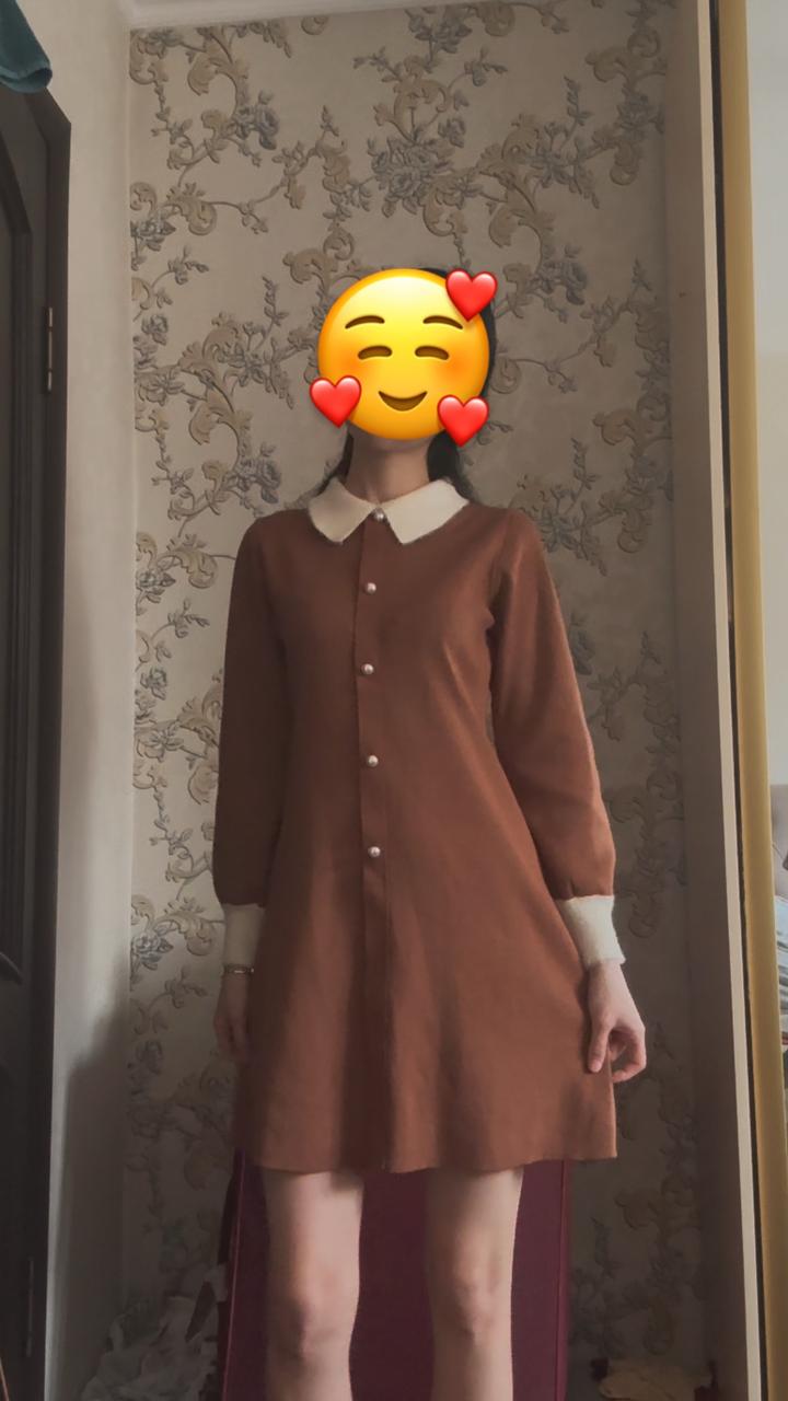 Очень нежное Платье на весну из трикотажа