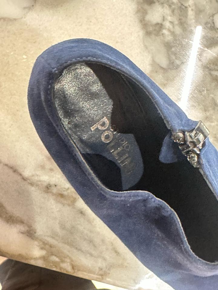 Винтажные Pollini ботинки на высоком каблуке