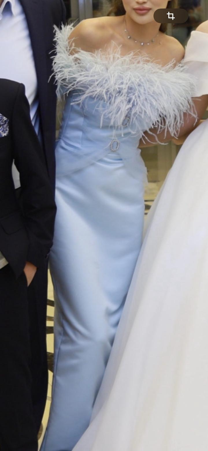 Платье голубое от Malli