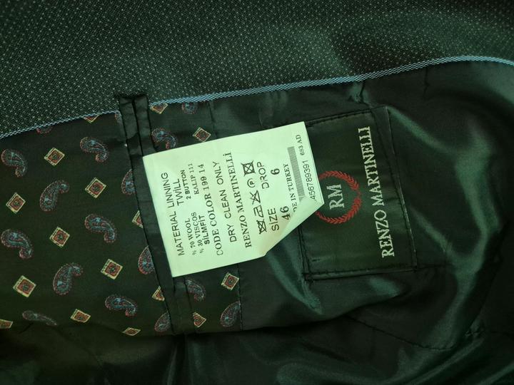 Мужской костьюм Renzo Martinelli