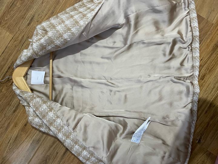 Твид от ПИДЖАК ИЗ ТВИДА С ПУГОВИЦЕЙ-СТРАЗОМ