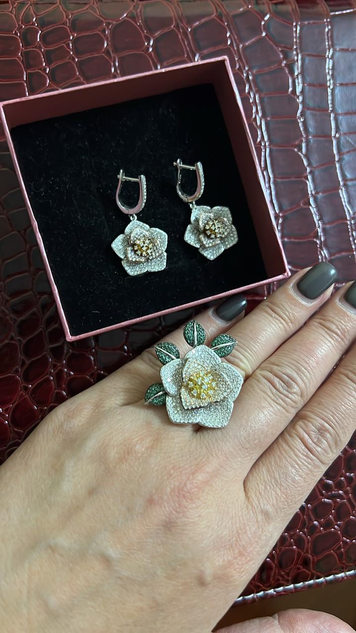 Набор украшении сваровски